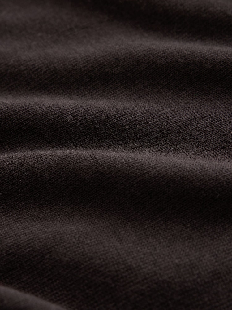 Chocolate Brown Soft Touch V-Neck Cotton Rich Jumper - Image 8 of 8
