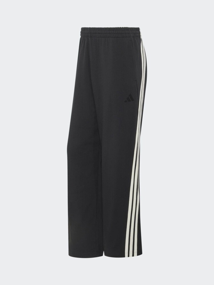 adidas Black 3-Stripes Wide Joggers - Image 6 of 6