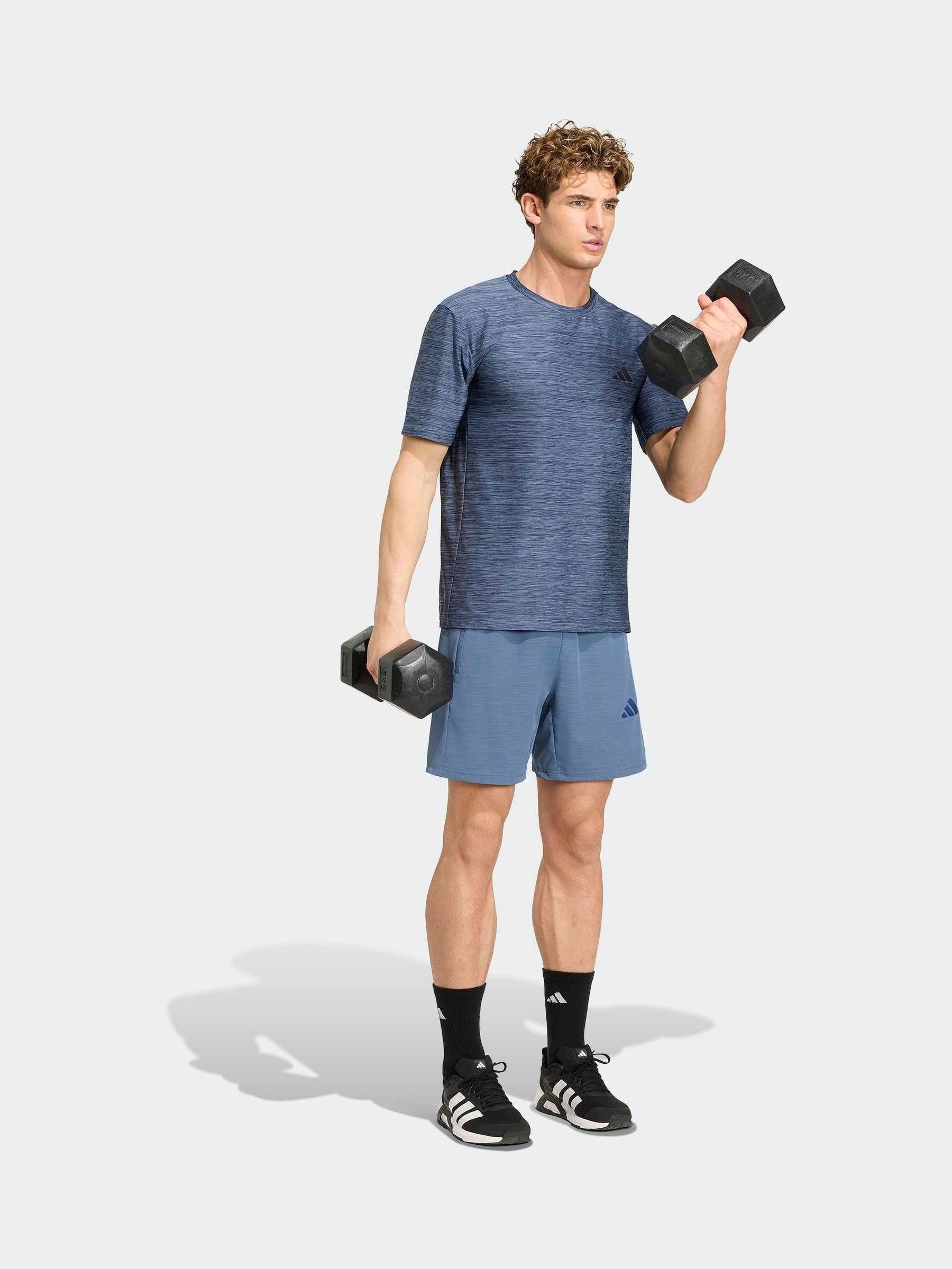Buy adidas Charcoal Workout Essentials Flex T-Shirt from Next USA