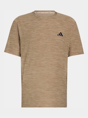 adidas Beige Workout Essentials Flex T-Shirt - Image 1 of 1