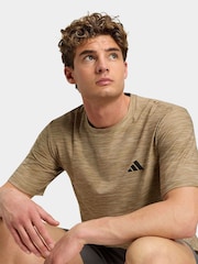 Бежевый - Футболка adidas Workout Essentials Flex - Изображение 5 7