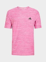 adidas Light Pink Workout Essentials Flex T-Shirt - Image 6 of 6