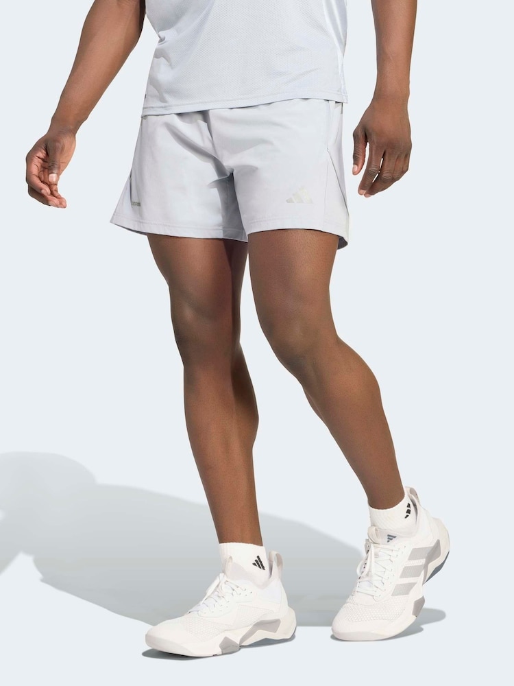 adidas Grey Tech Apparel Shorts - Image 1 of 7 adidas Grey Tech Apparel Shorts - Image 1 of 7