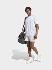 adidas Grey Tech Apparel Shorts - Image 4 of 7