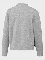 adidas Originals Grey Trefoil Essentials Fully Knit Sweater - Image 2 of 2