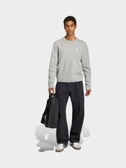 adidas Originals Grey Trefoil Essentials Fully Knit Sweater - Image 4 of 7
