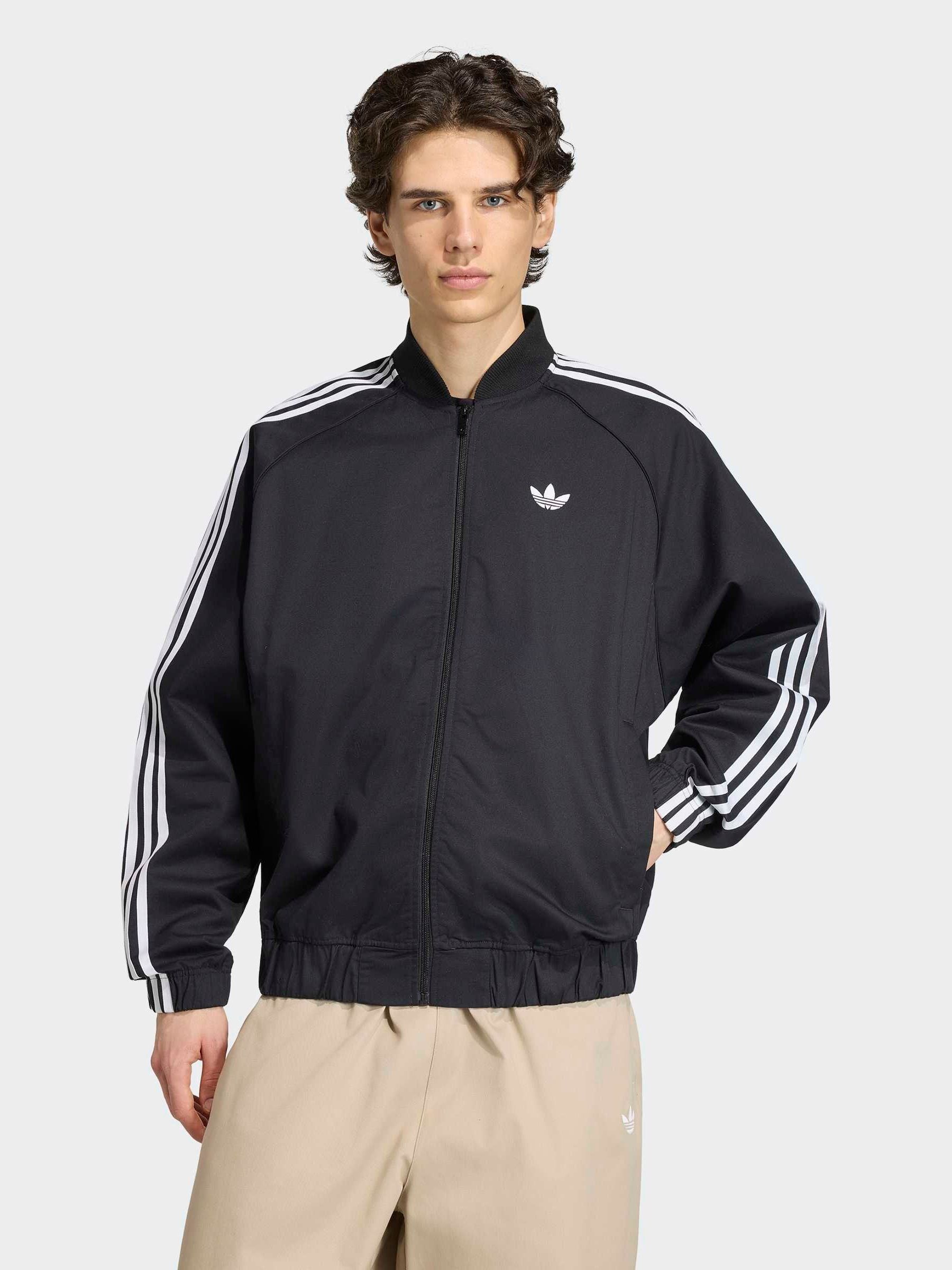 Buy adidas Originals Black SST Sweat Top from Next USA