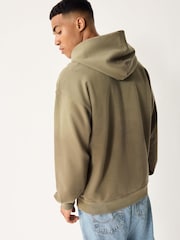 綠色 - adidas Originals Elevated Gfx Hoodie - 圖片 3/5