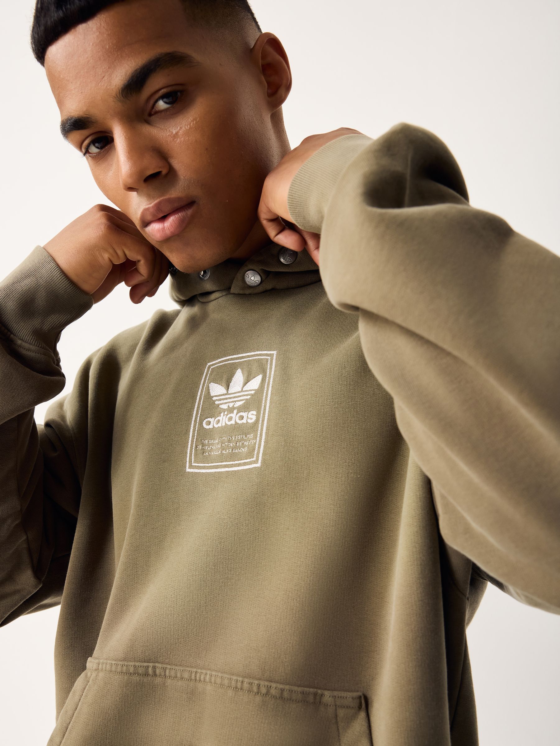 Buy adidas Originals Green Elevated Gfx Hoodie from Next USA