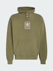 綠色 - adidas Originals Elevated Gfx Hoodie - 圖片 5/5