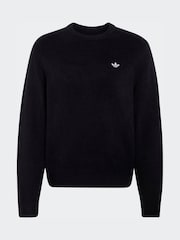 adidas Originals Black Trefoil Essentials Fully Knit Sweater - Image 5 of 5