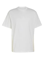adidas White Adidas Kit 3-Stripes Loose T-Shirt - Image 6 of 6