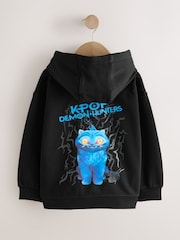 Black Derpy KPOP Demon Hunters Hoodie (6-16yrs) - Image 2 of 4