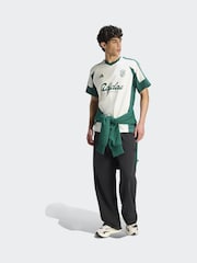 adidas White Lux Tiro Script Graphic T-Shirt - Image 4 of 6
