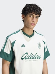 adidas White Lux Tiro Script Graphic T-Shirt - Image 5 of 6