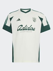 adidas White Lux Tiro Script Graphic T-Shirt - Image 6 of 6