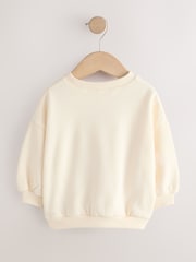 Cream Capybara Crew Neck Sweatshirt (3mths-7yrs) - Image 5 of 7