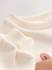 Cream Capybara Crew Neck Sweatshirt (3mths-7yrs) - Image 7 of 7