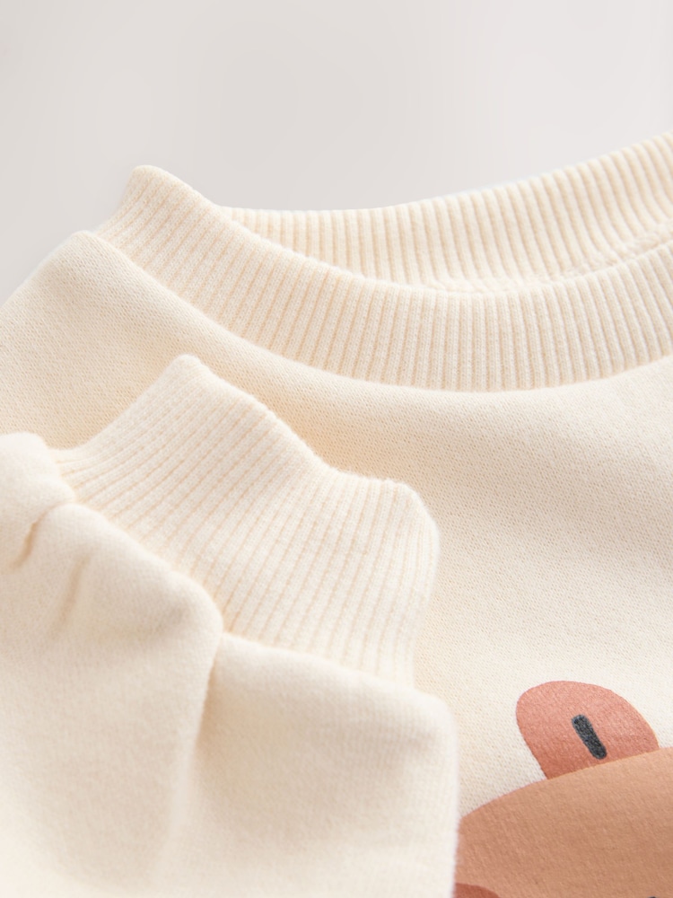 Cream Capybara Crew Neck Sweatshirt (3mths-7yrs) - Image 7 of 7