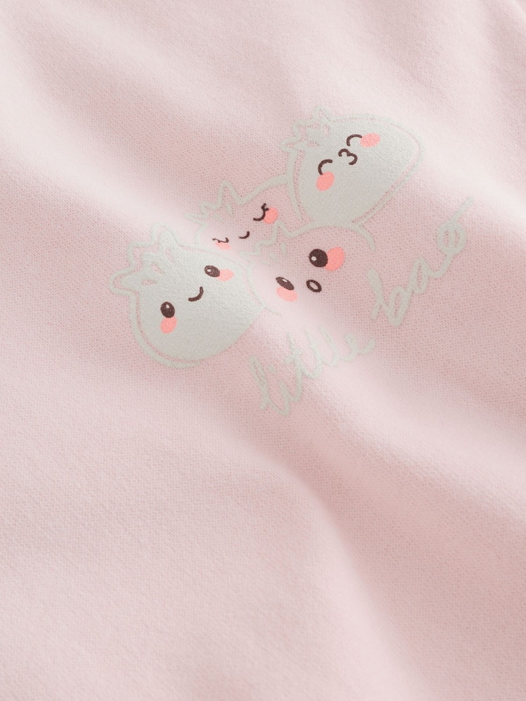 Light Pink Bao Buns Crew Neck Sweatshirt (3mths-7yrs) - Image 6 of 6 Light Pink Bao Buns Crew Neck Sweatshirt (3mths-7yrs) - Image 6 of 6