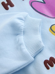 Light Blue Happy Moments Crew Neck Sweatshirt (3mths-7yrs) - Image 6 of 7