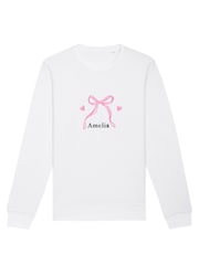 Personalised Bow Sweatshirt by Koko Blossom - Image 1 of 2