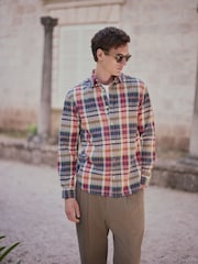 Red Madras - Մադրասի վանդակավոր երկար թևքով վերնաշապիկ - Պատկեր 1 8-ից