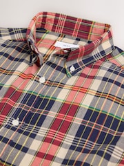 Red Madras - Մադրասի վանդակավոր երկար թևքով վերնաշապիկ - Պատկեր 8 8-ից