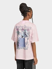adidas Originals Pink Sleeping Beauty T-Shirt - Image 2 of 7