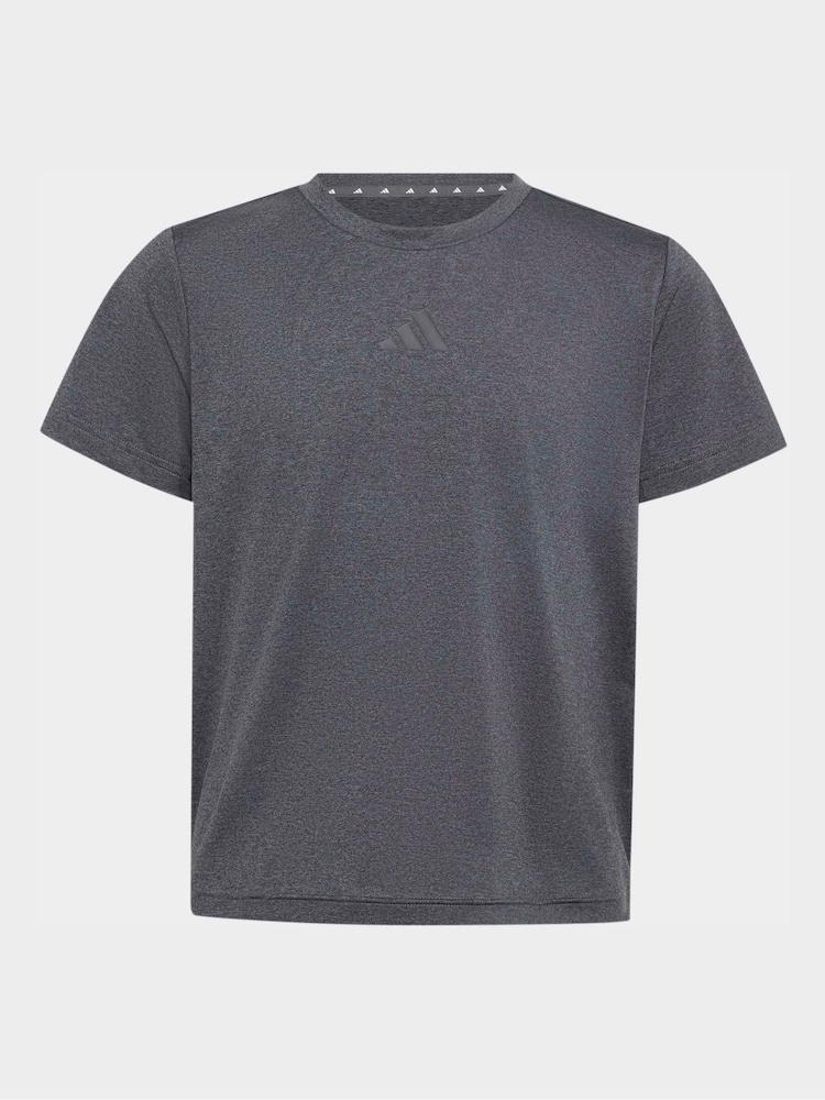 adidas Black Sportswear Mid-Layer T-Shirt - Image 1 of 1 adidas Black Sportswear Mid-Layer T-Shirt - Image 1 of 1