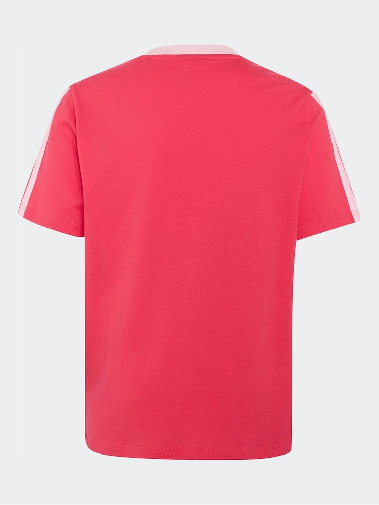 Rouge clair - T-shirt adidas Essentials pour enfants - Image 2 sur 5