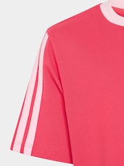 Rouge clair - T-shirt adidas Essentials pour enfants - Image 3 sur 5