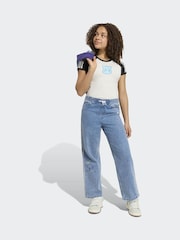 adidas Originals White T-Shirt - Image 3 of 5