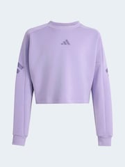 adidas Fleece 3-Stripes Crewneck Sweat Top - Imagen 6 de 6