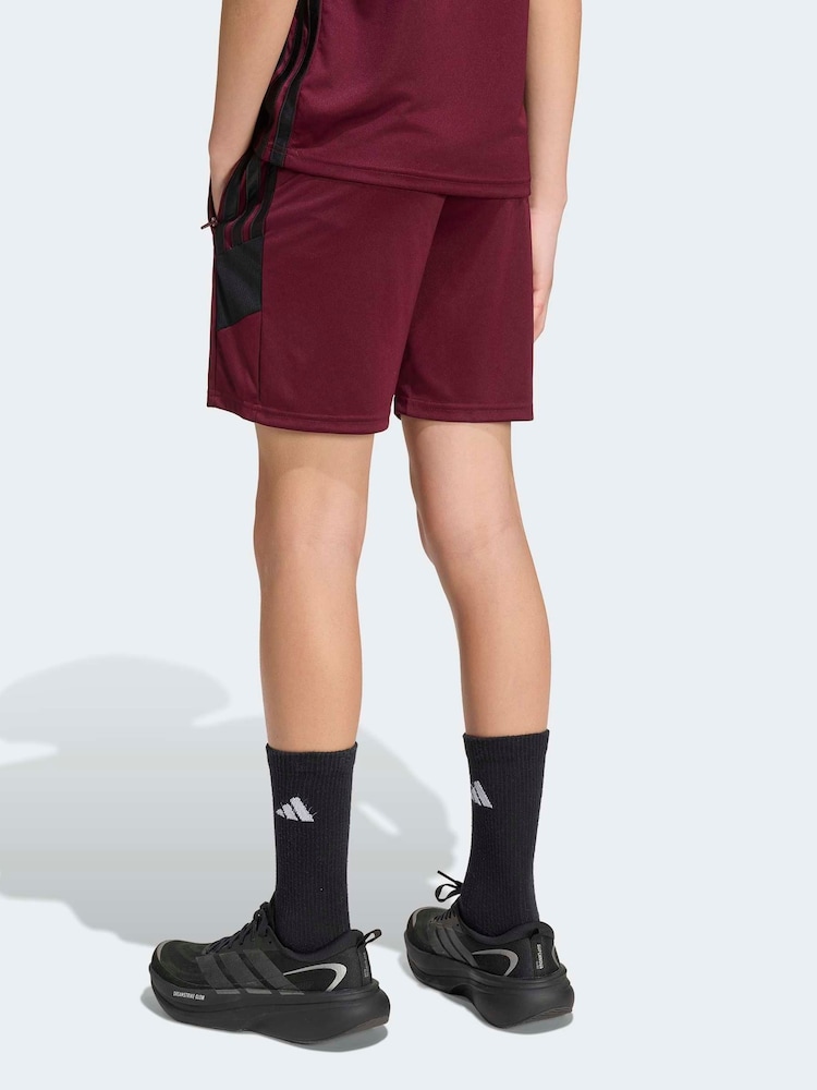 adidas Burgundy Red Tiro Essentials Shorts - Image 2 of 6 adidas Burgundy Red Tiro Essentials Shorts - Image 2 of 6