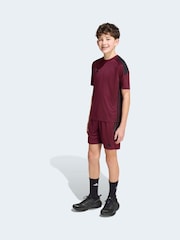 adidas Burgundy Red Tiro Essentials Shorts - Image 3 of 6