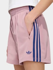 adidas Originals Pink/Navy Firebird Shorts - Image 4 of 6
