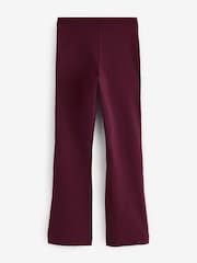 adidas Burgundy Red Essentials Flared Leggings - Image 2 of 4