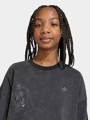 adidas Originals Black Graphic T-Shirt - Image 4 of 6
