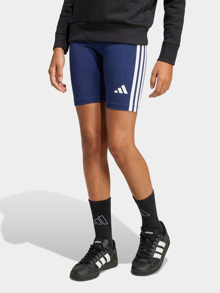 adidas Blue Essentials Biker Shorts Kids - Image 1 of 6