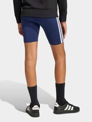 adidas Blue Essentials Biker Shorts Kids - Image 2 of 6