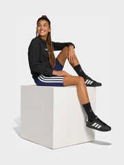 adidas Blue Essentials Biker Shorts Kids - Image 3 of 6