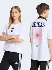 adidas White Spiderman Graphic T-Shirt - Image 3 of 7