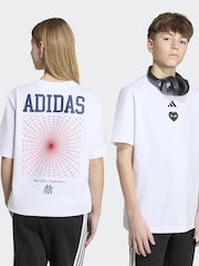 adidas White Spiderman Graphic T-Shirt - Image 6 of 7