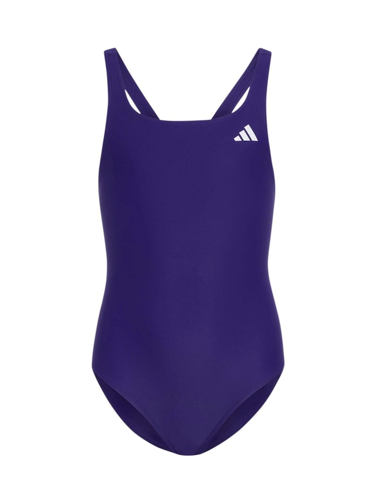 Blau - adidas V-Rücken Badeanzug für Kinder - Bild 1 von 4