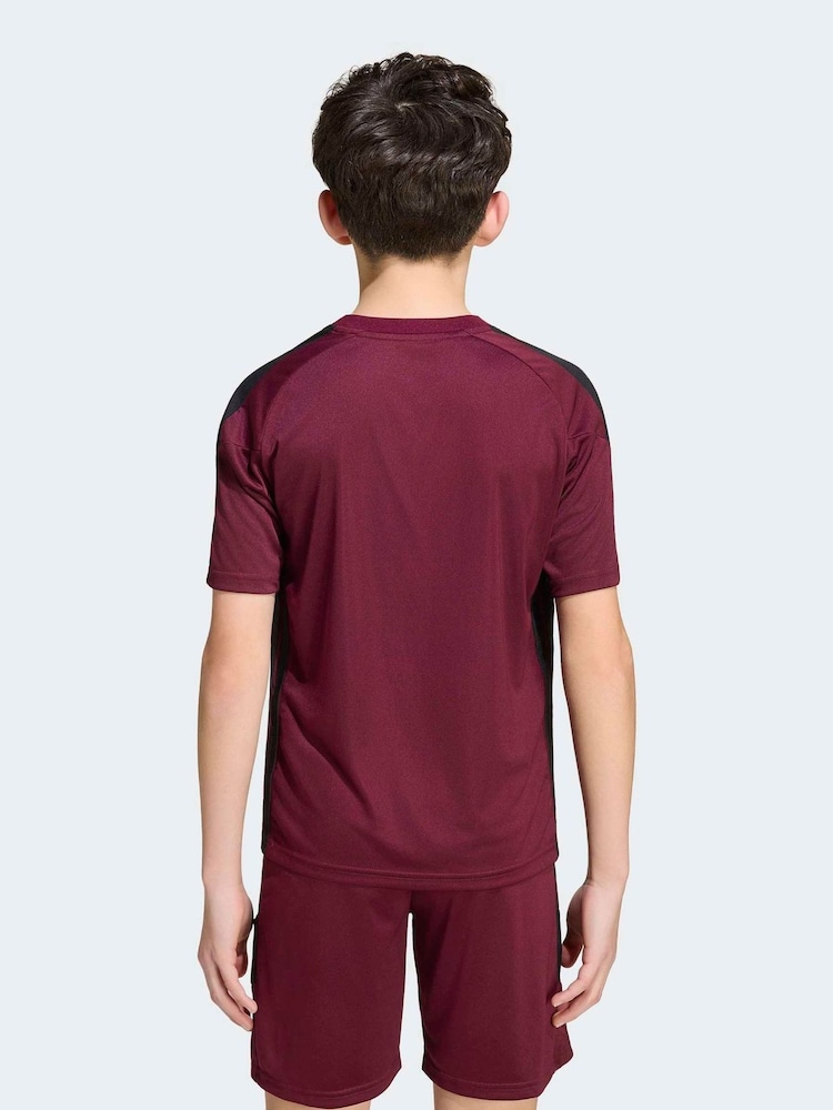 adidas Red Tiro Essentials Jersey T-Shirt - Image 2 of 6 adidas Red Tiro Essentials Jersey T-Shirt - Image 2 of 6