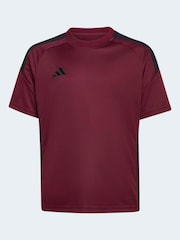 adidas Red Tiro Essentials Jersey T-Shirt - Image 6 of 6