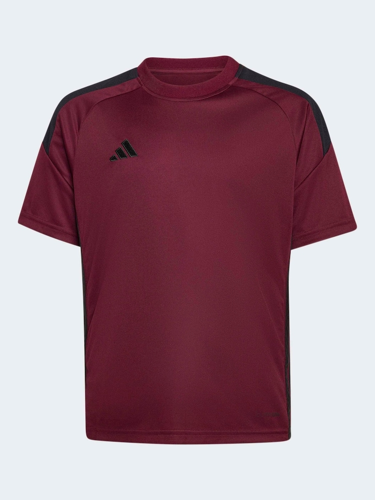adidas Red Tiro Essentials Jersey T-Shirt - Image 6 of 6 adidas Red Tiro Essentials Jersey T-Shirt - Image 6 of 6