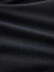 Black Muscle Fit Motionflex Smart Twill Zip Shacket - Image 11 of 11