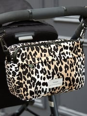 Finnson Leopard Frida Stroller Organiser With Stroller Clips - Image 3 of 5